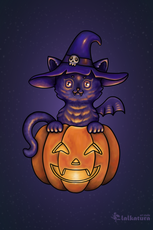 Lalkatura_Halloween-Cat-Witch-Familiar